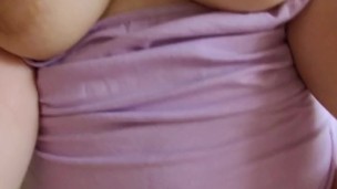 Big Bouncing Tits of Stepsister Teasing My Dick