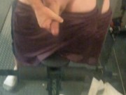 spitting on my cock & cum cleanup 3/16