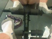 spitting on my cock & cum cleanup 9/16