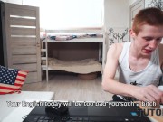 TUTOR4K. Dude pretends to have a heart attack to seduce his English tutor 3/16