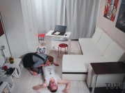 TUTOR4K. Dude pretends to have a heart attack to seduce his English tutor 7/16