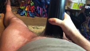 Getting hard and masturbating