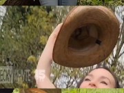 Country girl loves sucking the cum from thick chocolate 🍫 dick 3/16