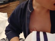  アイドルのような白いセーラー服を着た女の子のオマンコにチンコを突っ込み、最後はバックで中出し。素人主観、クンニ、フェラチオ  2/16