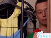 Horny Stepmilf Natalie Grace Helps Drain Pervy Panty Sniffing Stepsons Full Balls - S1:E7 4/16