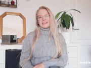 Ersties - Cute Blonde Babe Gets Off While Using a Vibrator 10/16