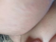 Closeup: Wife's ass is caressed and tongue fucked 7/16