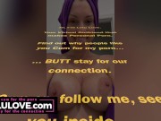 Big boobs babe walking around outside at nudist resort, creampie waddle, see through bikini tits in pool - Lelu Love 1/16