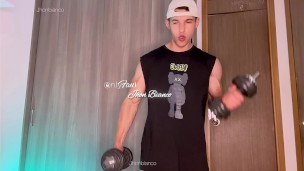 Sensual dance muscles and thick cock for you