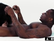 UP CLOSE - Petite Jane Wilde Eats Rob Piper's Ass Before Taking Hard His MONSTER Cock 8/16