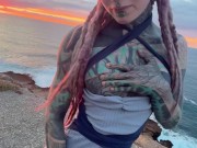 Tattooed Woman Holiday Porn Vlog Harcore Outdoors Camper - Hardcore Anal Fucking Adventure - Private