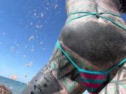 Tattooed Woman Holiday Porn Vlog Harcore Outdoors Camper - Hardcore Anal Fucking Adventure - Private 2/16