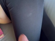 I caress his balls and I realize that there is still a little sperm inside to extract 16/16