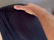 I caress his balls and I realize that there is still a little sperm inside to extract 3/16