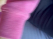 I caress his balls and I realize that there is still a little sperm inside to extract 7/16