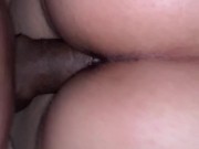 pussy filled with cum from a big cock 10/16