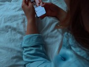 Busty wife in my shirt and just her panties. Real marital sex. 1/16