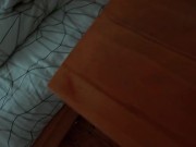 Busty wife in my shirt and just her panties. Real marital sex. 2/16