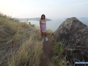 😈☀️  A BEAUTIFUL SUNRISE WITH A HUGE COCK IN MY MOUTH AND SWEET CUM 😈 1/16