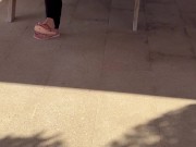 he joins me in the garden with his balls full for me to take care of and I receive a big facial 1/16