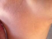 he joins me in the garden with his balls full for me to take care of and I receive a big facial 6/16