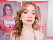 FIT18 - Elsa Violet - POV Casting And Creampie of Curvy Blue Eyed Amateur - 60FPS 5/16