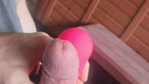Outdoor cum with wand
