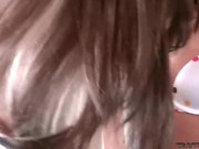 Tiny Trisha eating pussy and dildo fucked 2/16