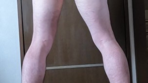 Summer in Japan is hot and humid. I massaged my sweaty, slimy penis and hole.