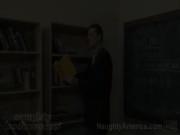 Naughty Glasses-Wearing Student Gets Fucked After Getting Caught Sneaking In Her Paper 2/16