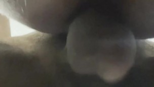 cumming on his ass