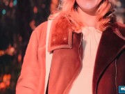 Sexy Scarlett Taylor gives lover a wild blowjob while driving 3/16