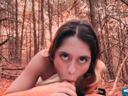 Sexy Scarlett Taylor gives lover a wild blowjob while driving 9/16