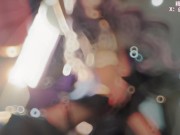 Succubus Keqing cosplay:footjob and blowjob 12/16