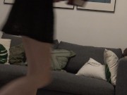 Petite Girl Spreading her legs to show her tight small pussy for porn director while getting bored and ignored in a porn film 1/16