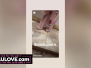 Big boobs babe walks around in public naked outside at a nude resort & candid daily adventures while there - Lelu Love 12/16