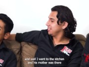 MILF pelirroja venezolana hace pasar casting a 3 chicos debutantes 10/16