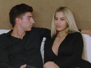 Naughty Ema Karter loves dirty talk and hardcore sex 3/16