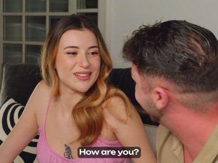 Two best buddies fuck hot babe Angelique Lapiedra who always wants more