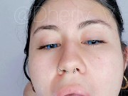 She asked me to cum in her mouth and I gave her hot semen. 15/16