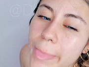 She asked me to cum in her mouth and I gave her hot semen. 16/16