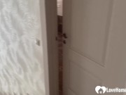 I ripped her pantyhose and penetrated her pussy while she was stuck in washing machine. 4/16