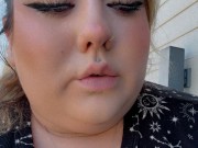 Smoking after a long day of packing.