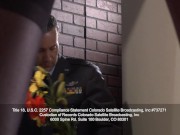 Carolyn puts her STIFF military man husband in place in this HUSTLER 