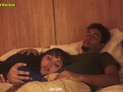 mis papas nos dejan solos y aprovechamos para echar un polvazo casi nos descubren 7/16