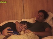 mis papas nos dejan solos y aprovechamos para echar un polvazo casi nos descubren 9/16