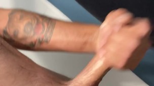 Big cock stroking