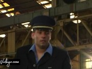 Vintage orgy in an old factory 3/16