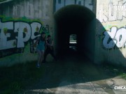 Evelina Darling Eats Jizz After Hard Fuck Outdoors - MAMACITAZ 1/16