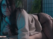 Hookah Girl in Glasses Sucks Big cock in 69 position and get Cum on Pussy and Glasses - MollyRedWolf 11/16